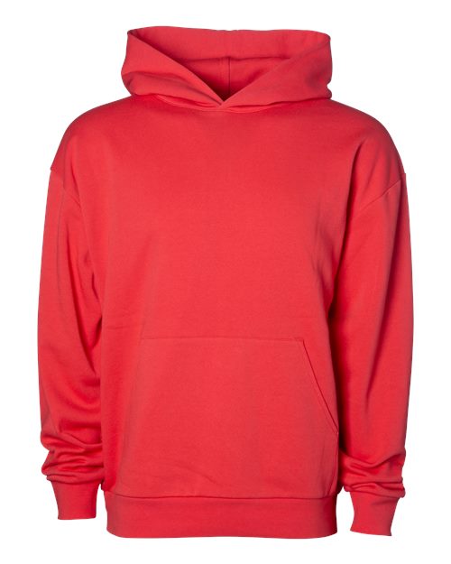Unisex Avenue Midweight Hooded Sweatshirt - Cherry Front