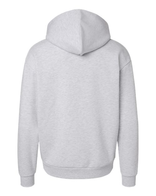 Unisex Boulevard Heavyweight Hooded Sweatshirt - Ash Heather Back