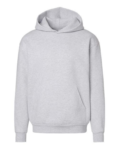 Unisex Boulevard Heavyweight Hooded Sweatshirt - Ash Heather Front