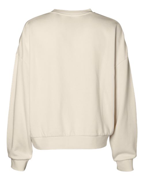 Women's California Wave Wash Sunday Crewneck Sweatshirt - Bone Back