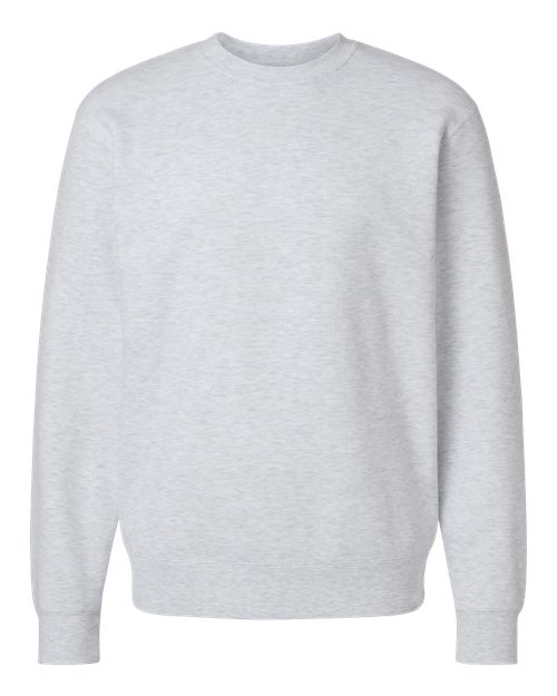 Unisex Midweight Crewneck Sweatshirt - Ash Heather Front