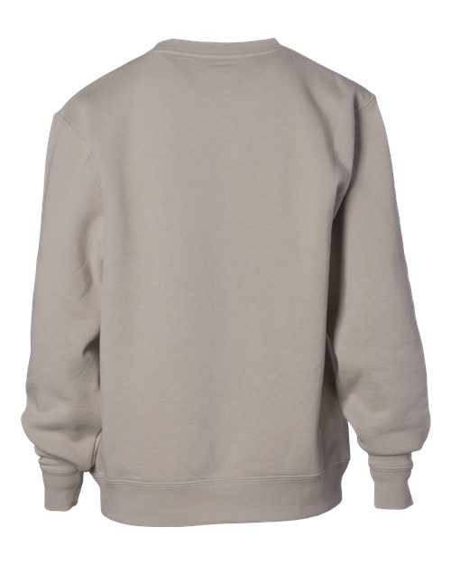 Youth Midweight Crewneck Sweatshirt - Cement Back
