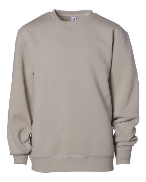 Youth Midweight Crewneck Sweatshirt - Cement Front
