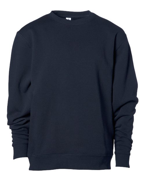 Youth Midweight Crewneck Sweatshirt - Classic Navy Front