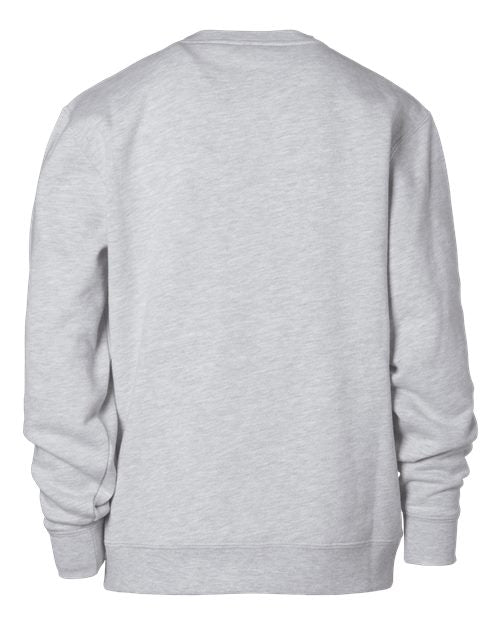 Youth Midweight Crewneck Sweatshirt - Grey Heather Back