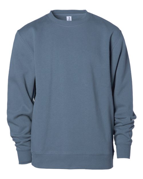 Youth Midweight Crewneck Sweatshirt - Storm Blue Front