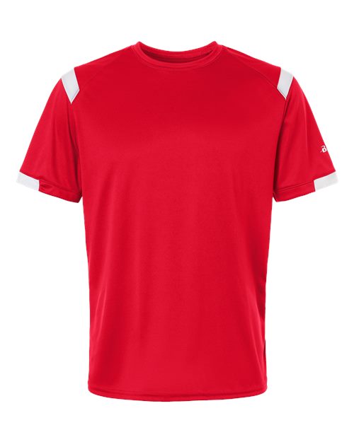 Badger Men's On The Rise T-Shirt - Red/ White Front