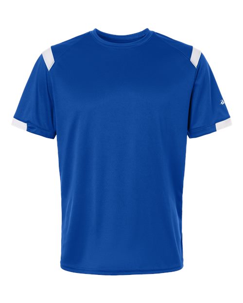 Badger Men's On The Rise T-Shirt - Royal/ White Front