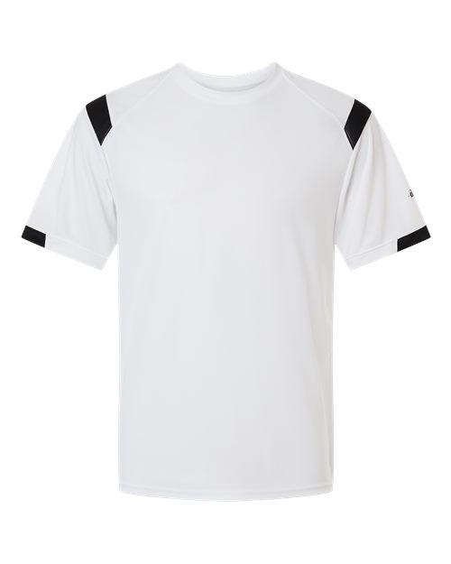 Men's On The Rise T-Shirt - White/ Black Front