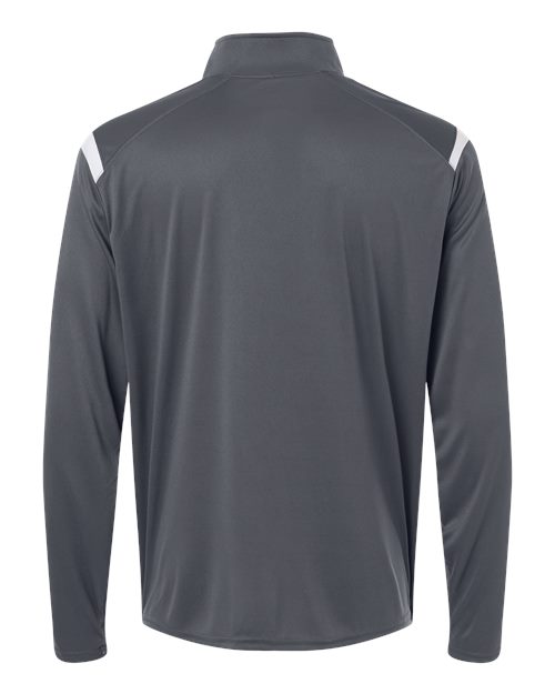 Men's On The Rise Quarter-Zip Pullover - Graphite/ White Back
