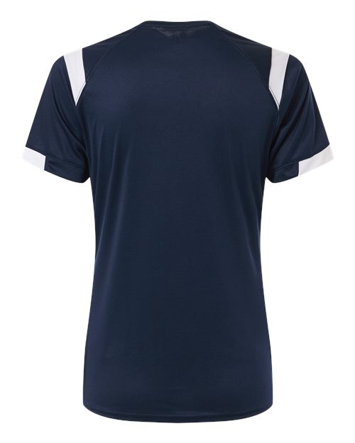 Women's On The Rise T-Shirt - Navy/ White Back
