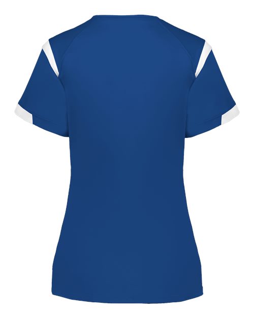 Women's On The Rise T-Shirt - Royal/ White Back