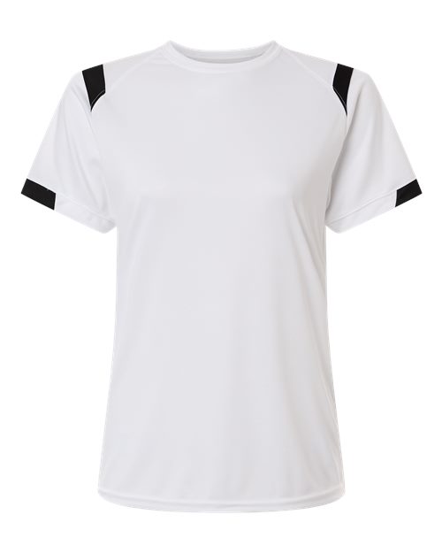 Women's On The Rise T-Shirt - White/ Black Front