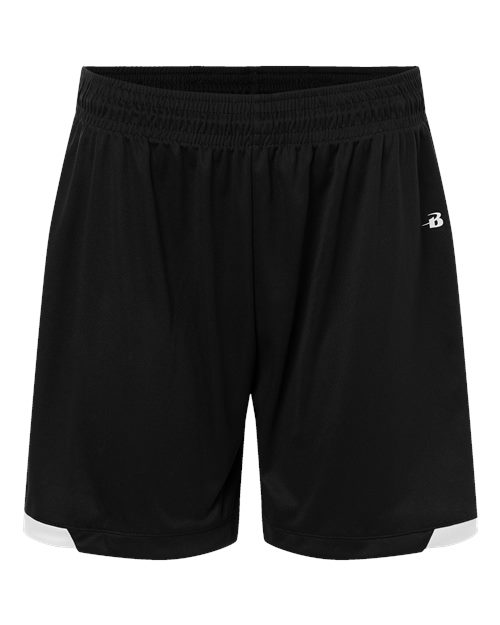 Men's On The Rise Shorts - Black/ White Front