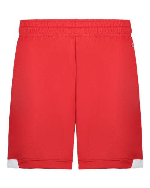 Men's On The Rise Shorts - Red/ White Front