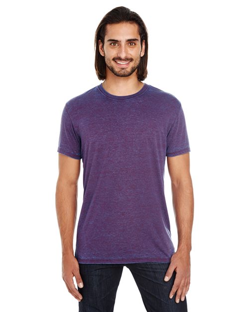 Unisex Cross Dye T-Shirt - Black Cherry Front