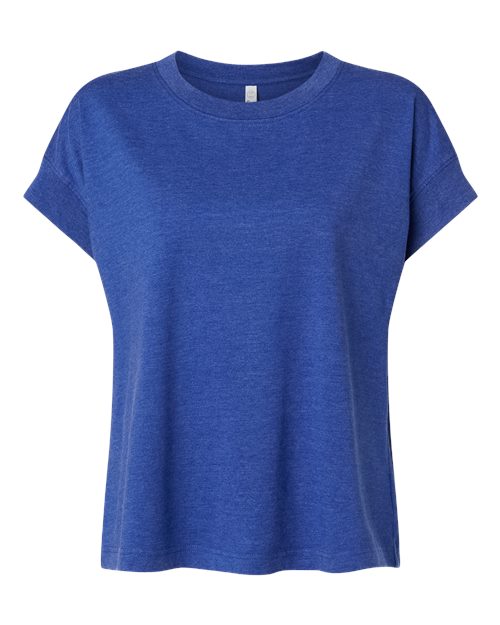 LAT Women's Vintage Wash Tee - Washed Royal Front