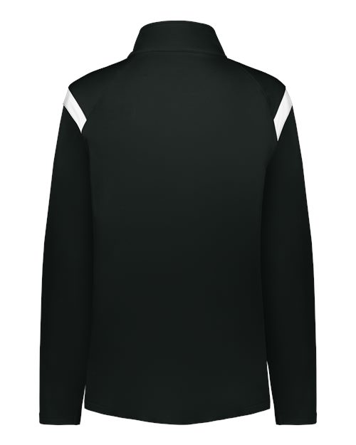Women's On The Rise Outercore Warm-Up Jacket - Black/ White Back