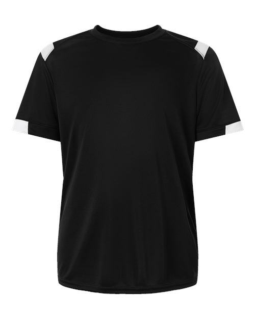 Youth On The Rise T-Shirt - Black/ White Front