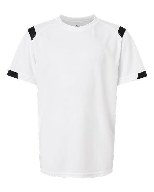 Youth On The Rise T-Shirt - White/ Black Front