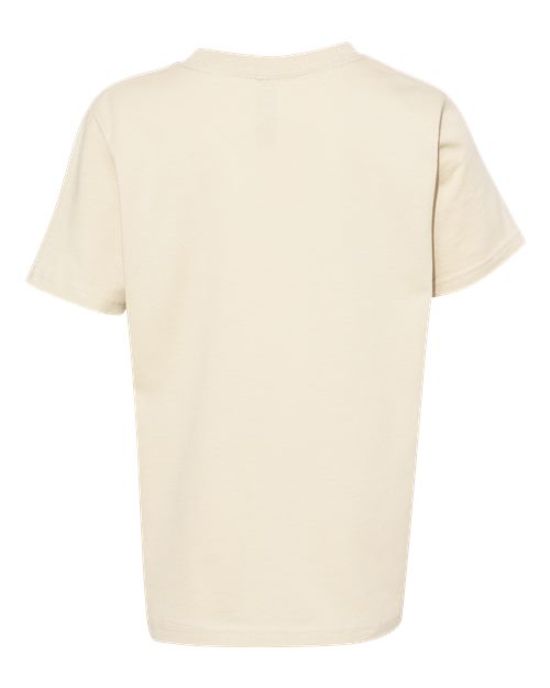 Youth Cotton T-Shirt - Natural Back