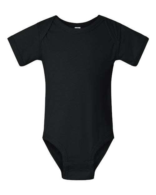 Rabbit Skins Infant Bamboo Bodysuit - Black Front
