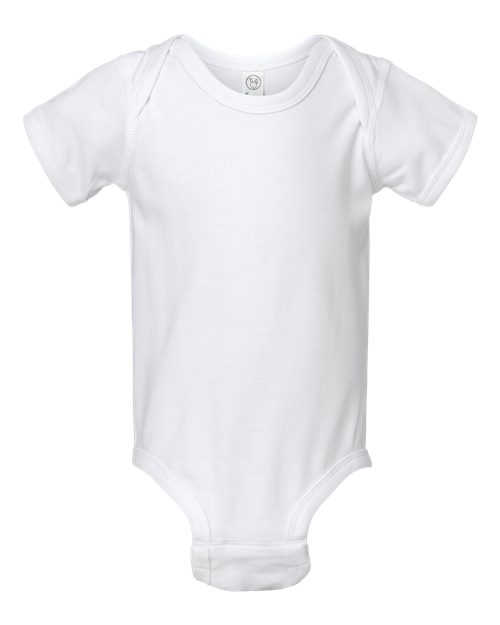 Rabbit Skins Infant Bamboo Bodysuit - White Front