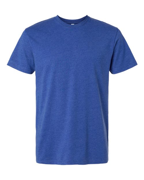 LAT Unisex Vintage Wash Tee - Washed Royal Front