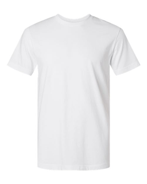 LAT Unisex Vintage Wash Tee - Washed White Front
