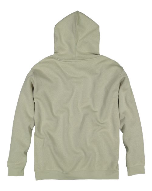 Unisex Elevated Fleece Hoodie Sweatshirt - Hazel Back