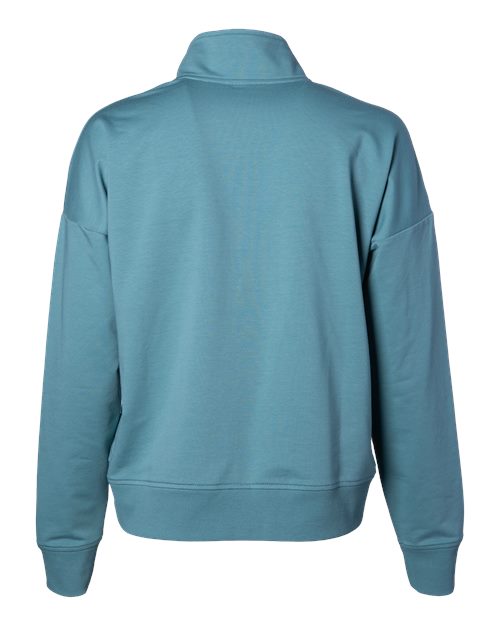 Independent Trading Co. Women's Perform Quarter-Zip Pullover - Back