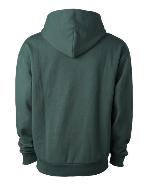 Independent Trading Co. Unisex Boulevard Heavyweight Hooded Sweatshirt - Back