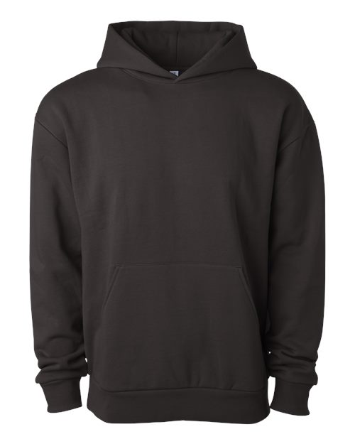Independent Trading Co. Unisex Boulevard Heavyweight Hooded Sweatshirt - Asphalt Front