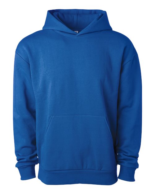 Independent Trading Co. Unisex Boulevard Heavyweight Hooded Sweatshirt - Royal Front