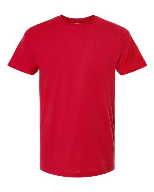 M&O Unisex ACE Cotton T-Shirt - Deep Red Front