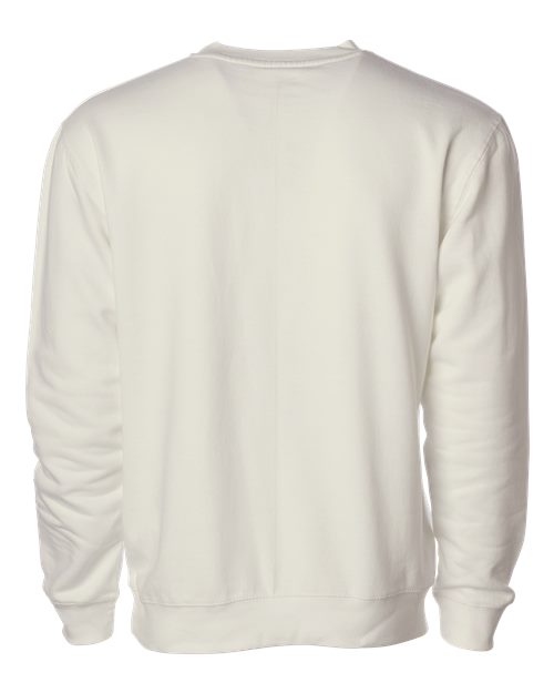 Unisex Midweight Crewneck Sweatshirt - Ivory Back