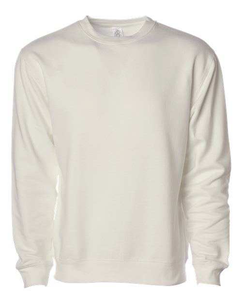 Unisex Midweight Crewneck Sweatshirt - Ivory Front
