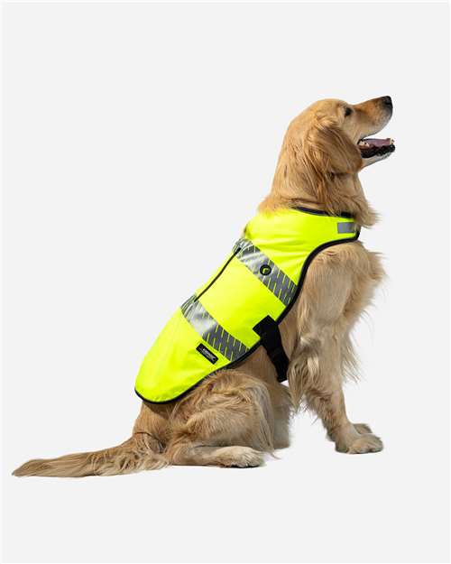 Kishigo Hi-Vis All-in-One Dog Safety Vest - Model Front
