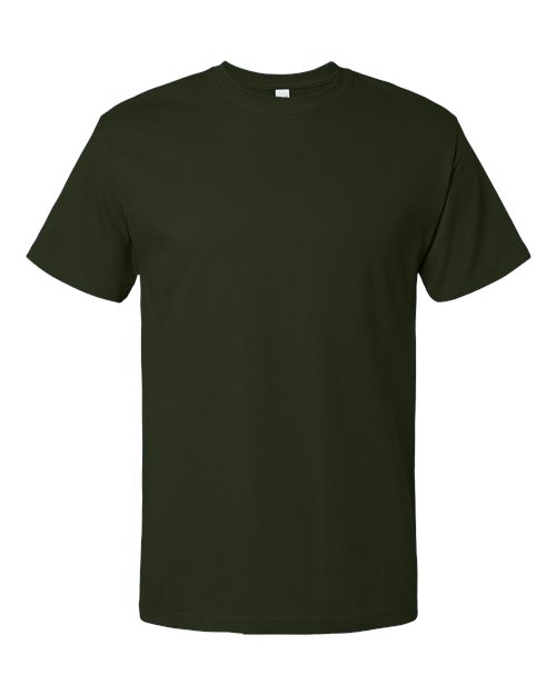 M&O Youth ACE Cotton T-Shirt - Forest Green Front