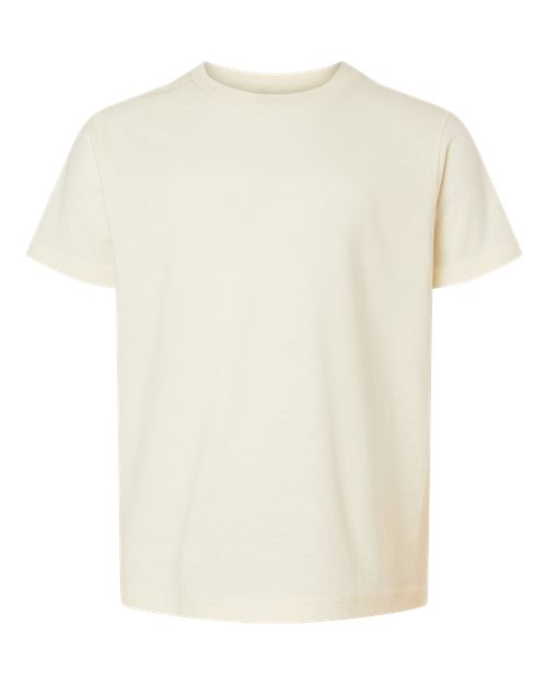M&O Youth ACE Cotton T-Shirt - Natural Front