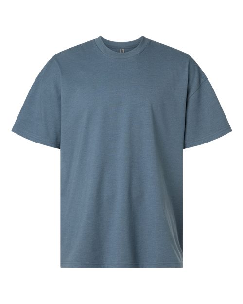 Next Level Unisex Heavyweight Tee - Heather Blue Jean Front