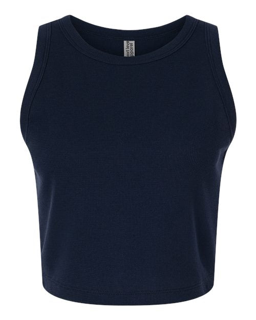Next Level Women's Ideal Thermal Tank - Midnight Navy Front