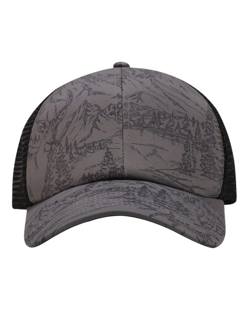 Buckridge Trucker Cap - Black Front