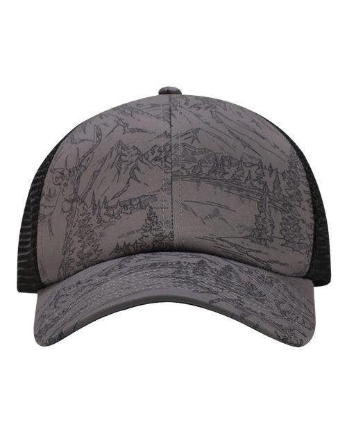 DRI DUCK Buckridge Trucker Cap - Black Front