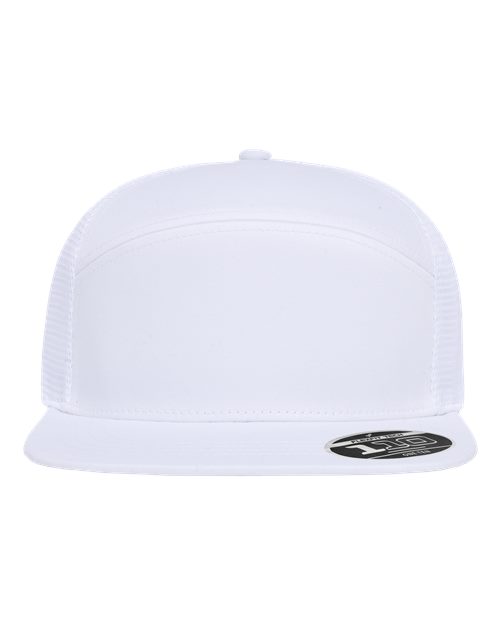 Flexfit 110® Mesh Arch Cap - White Front