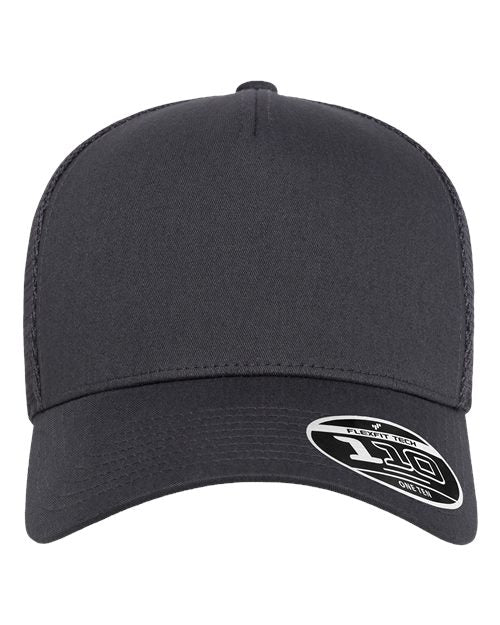 Flexfit 110® Five-Panel Mesh Cap - Charcoal Front