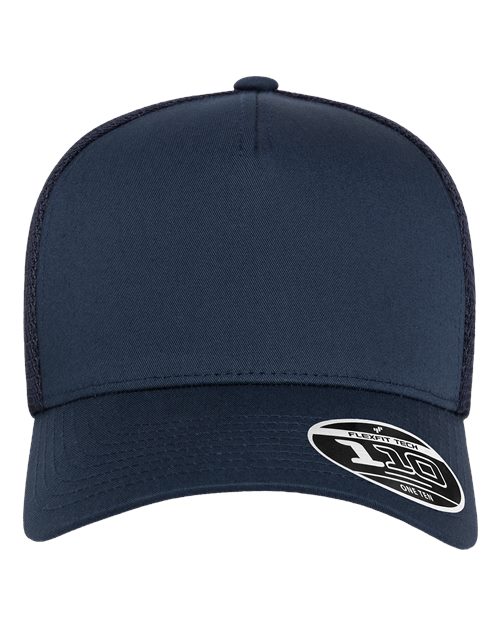 Flexfit 110® Five-Panel Mesh Cap - Navy Front