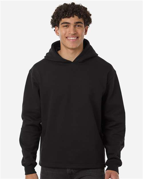 Bayside Unisex Quintessential Hooded Sweatshirt - Model Front