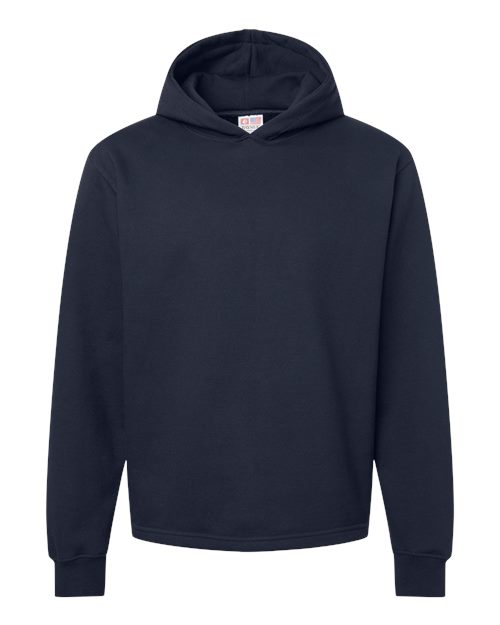 Bayside Unisex Quintessential Hooded Sweatshirt - Navy Front