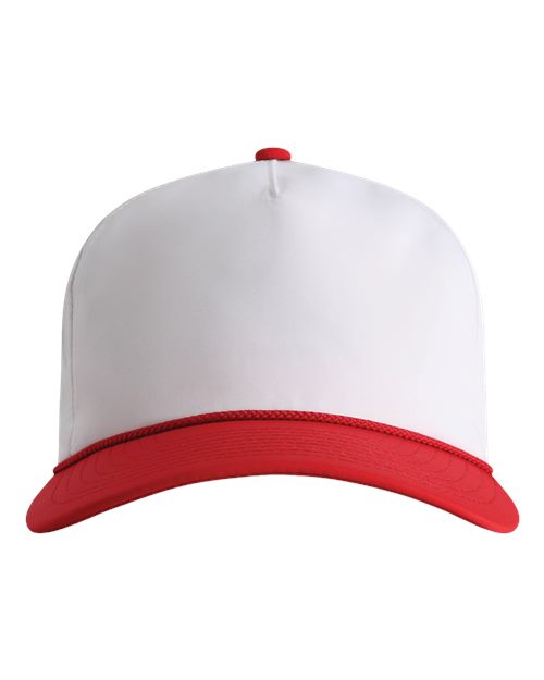 The Harrison Cap - White/ Red-Red Front